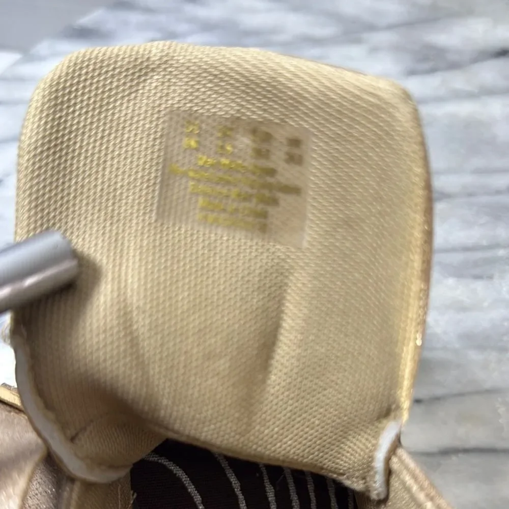 Blowfish Gold High-Top Sneakers with Straps